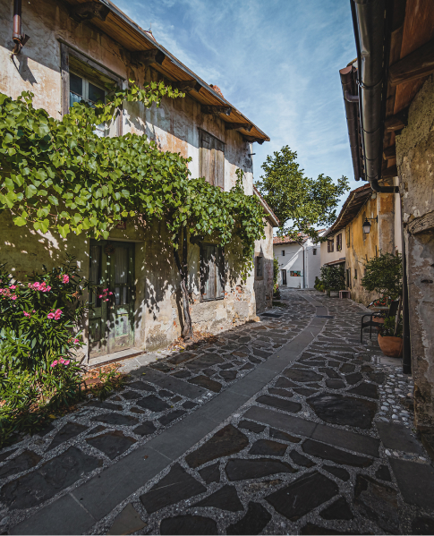 Slovenia Cobbled Streets
